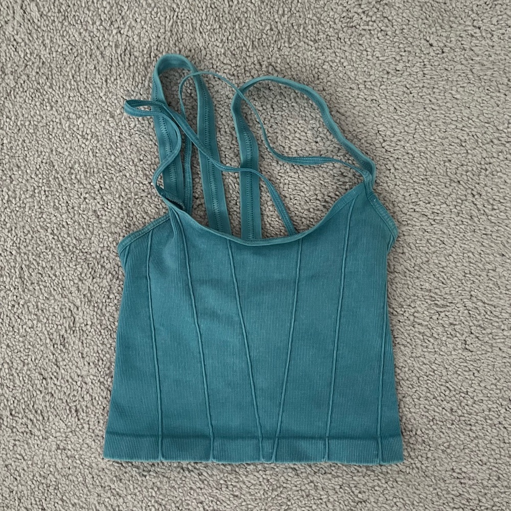 Ribbed Cropped Tank Top